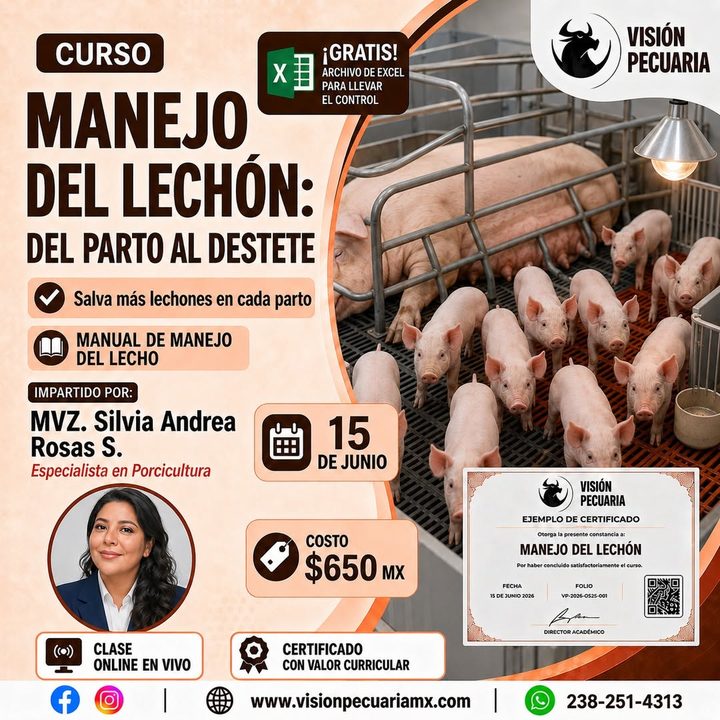 Portada de curso especializado de Visión Pecuaria